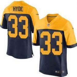 Cheap Micah Hyde Packers Elite Jersey From China #33 Navy Throwback Alternate