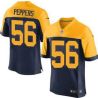 Cheap Julius Peppers Packers Elite Jersey From China #56 Navy Throwback Alternate