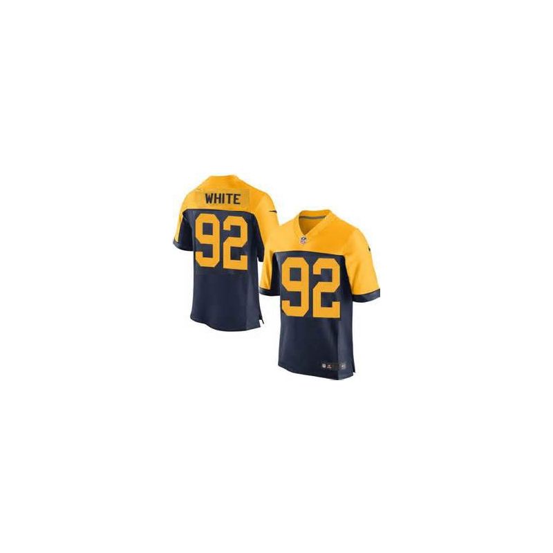 Cheap Reggie White Packers Elite Jersey From China #92 Navy Throwback Alternate