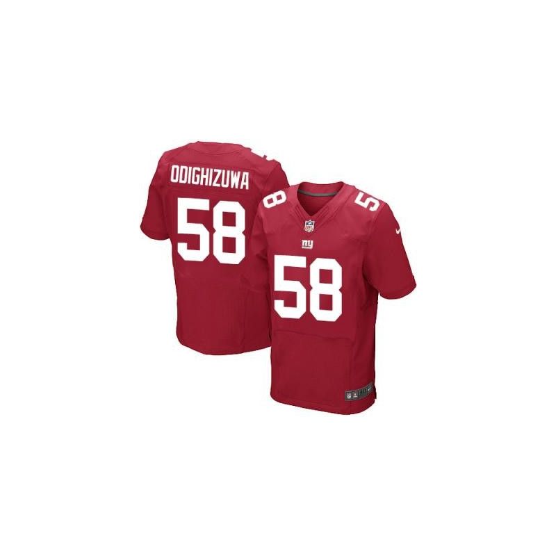 Cheap Owamagbe Odighizuwa Giants Elite Jersey From China #58 Red Cheap Owamagbe Odighizuwa Giants Elite Jersey From China #58 Red