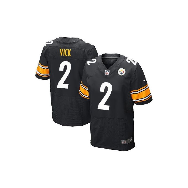 Cheap Michael Vick Steelers Elite Jersey From China #2 Black
