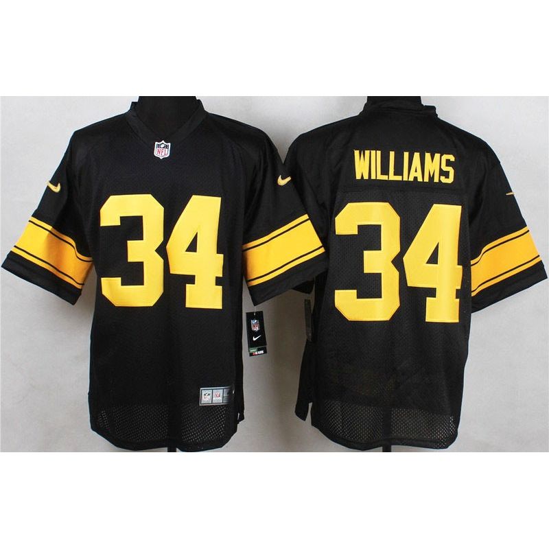 Cheap DeAngelo Williams Steelers Elite Jersey From China #34 Black Yellow Lettering Cheap DeAngelo Williams Steelers Elite Jersey From China #34 Black Yellow Lettering