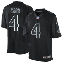 Cheap Derek Carr Raiders Impact Limited Jersey From China #4