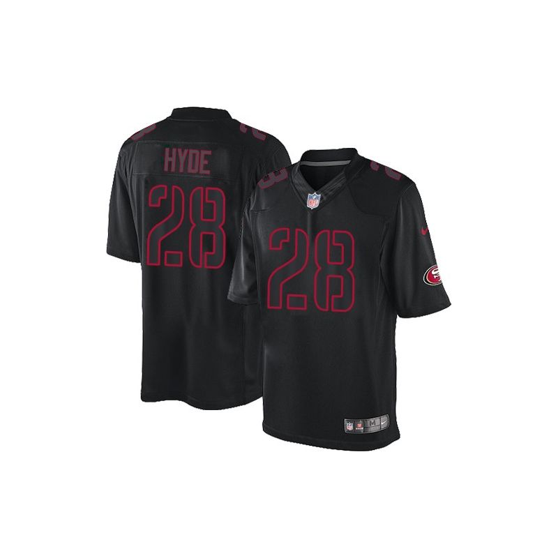 Cheap Carlos Hyde 49ers Impact Limited Jersey From China #28