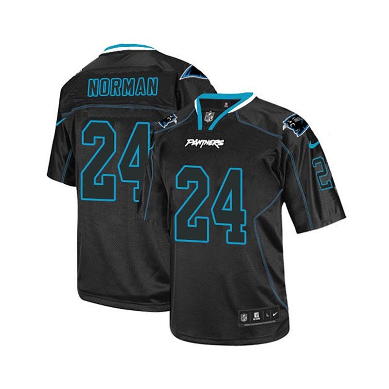 Cheap Josh Norman Panthers Lights Out Jersey From China #24 Black