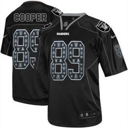 Cheap Amari Cooper Raiders Lights Out Jersey From China #89 Black team logo