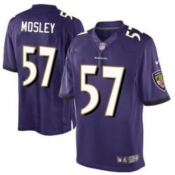 Cheap CJ Mosley Ravens Limited Jersey From China #57 Purple