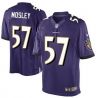 Cheap CJ Mosley Ravens Limited Jersey From China #57 Purple