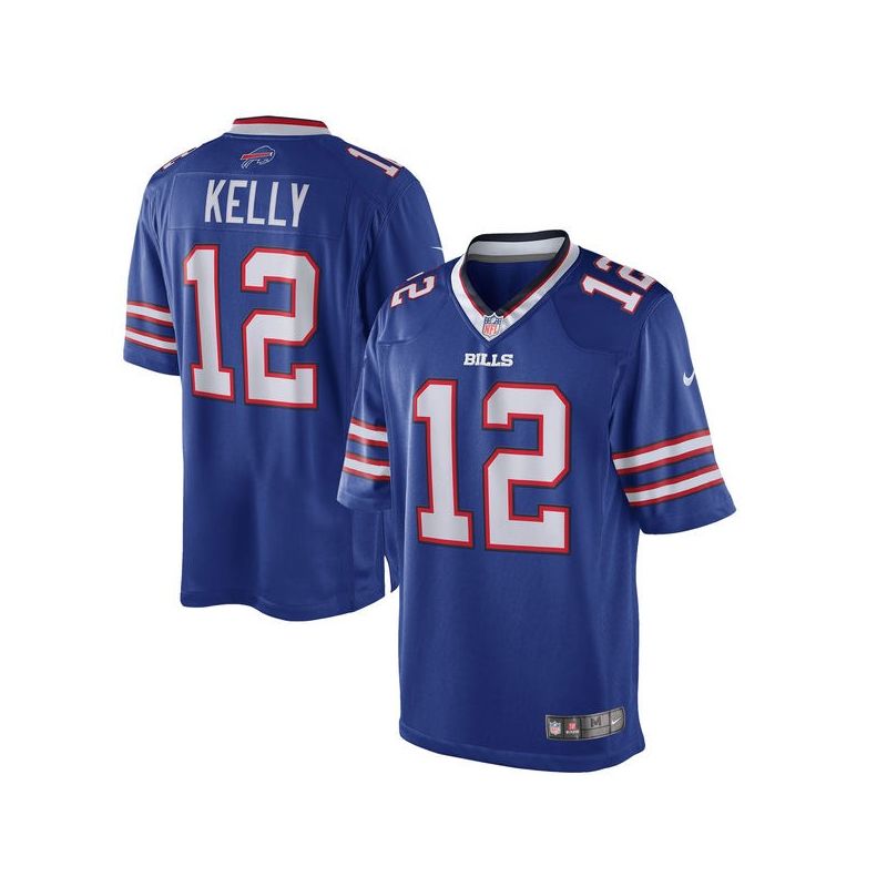 Cheap Jim Kelly Bills Limited Jersey From China #12 Blue Cheap Jim Kelly Bills Limited Jersey From China #12 Blue