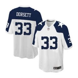 Cheap Tony Dorsett Cowboys Limited Jersey From China #33 White Thanksgiving