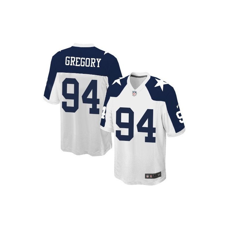 Cheap Randy Gregory Cowboys Limited Jersey From China #94 White thanksgiving