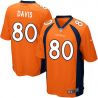 Cheap Vernon Davis Broncos Limited Jersey From China #80 Orange