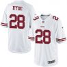 Cheap Carlos Hyde 49ers Limited Jersey From China #28 White