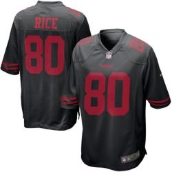 Cheap Jerry Rice 49ers Limited Jersey From China #80 Black