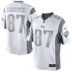 Cheap Rob Gronkowski Patriots Platinum Jersey From China #87