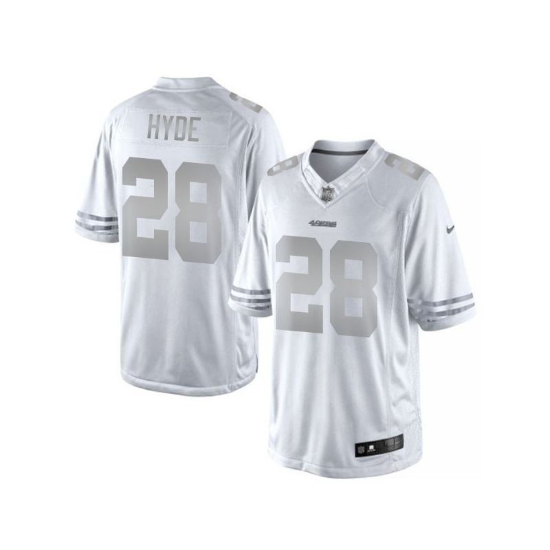 Cheap Carlos Hyde 49ers Platinum Jersey From China #28