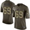 Cheap Jared Allen Panthers Salute TO Service Jersey From China #69 Olive