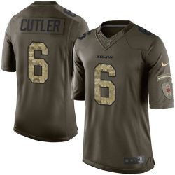 Cheap Jay Cutler Bears Salute TO Service Jersey From China #6 Olive