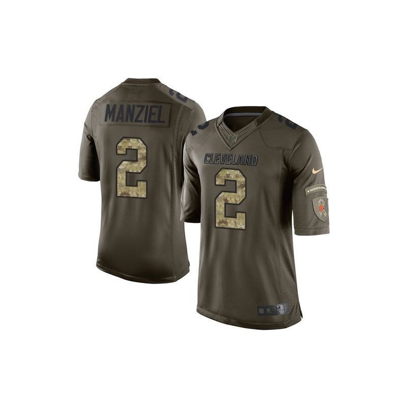 Cheap Johnny Manziel Browns Salute TO Service Jersey From China #2 Olive Cheap Johnny Manziel Browns Salute TO Service Jersey From China #2 Olive