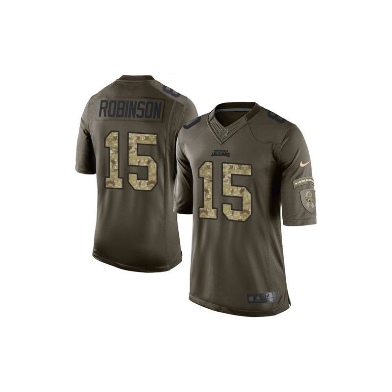 Cheap Allen Robinson Jaguars Salute TO Service Jersey From China #15 Olive