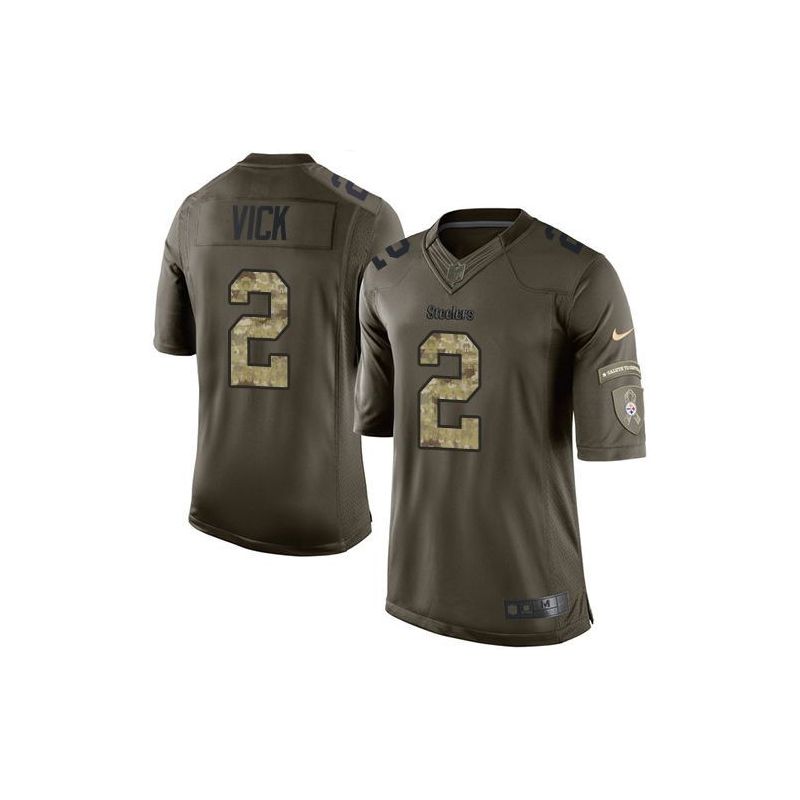 Cheap Michael Vick Steelers Salute TO Service Jersey From China #2 Olive Cheap Michael Vick Steelers Salute TO Service Jersey From China #2 Olive