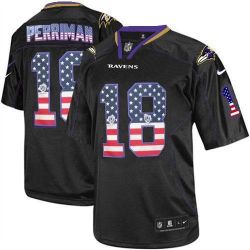 Cheap Breshad Perriman Ravens USA Flag Fashion Jersey From China #18