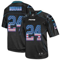 Cheap Josh Norman Panthers USA Flag Fashion Jersey From China #24