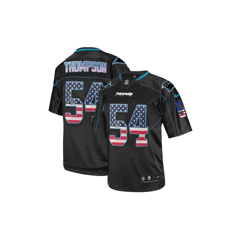 Cheap Shaq Thompson Panthers USA Flag Fashion Jersey From China #54 Cheap Shaq Thompson Panthers USA Flag Fashion Jersey From China #54
