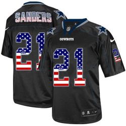 Cheap Deion Sanders Cowboys USA Flag Fashion Jersey From China #21