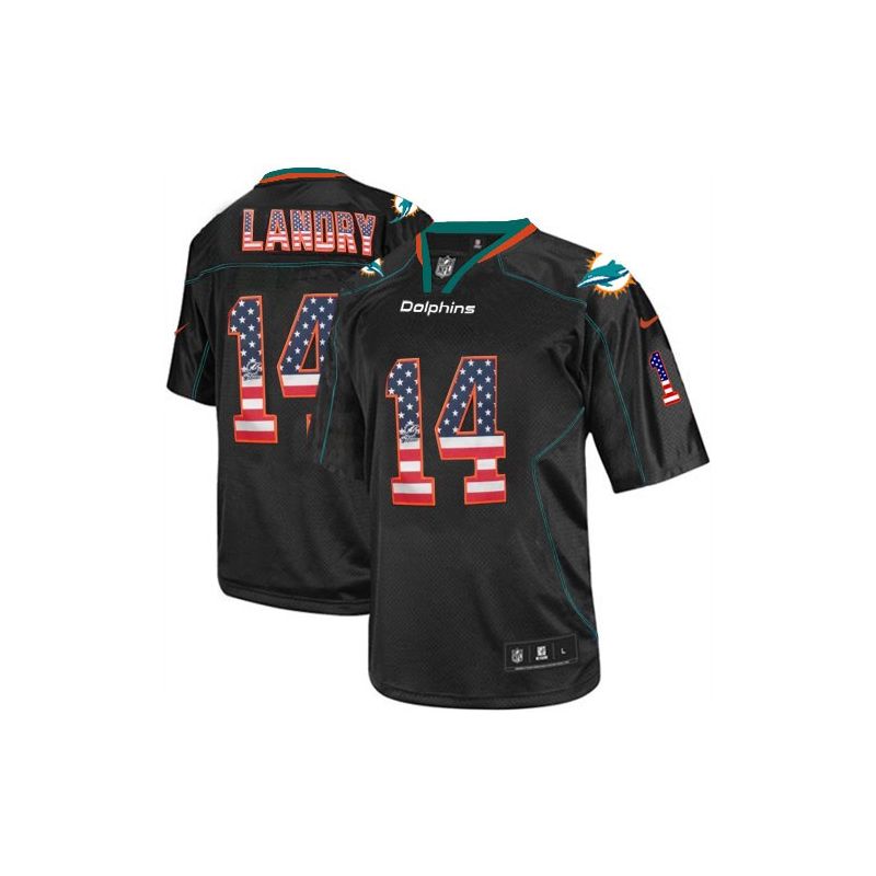 Cheap Jarvis Landry Dolphins USA Flag Fashion Jersey From China #14 Cheap Jarvis Landry Dolphins USA Flag Fashion Jersey From China #14