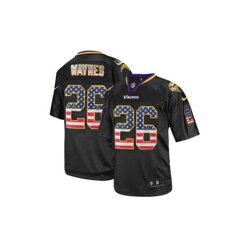 Cheap Trae Waynes Vikings USA Flag Fashion Jersey From China #26 Cheap Trae Waynes Vikings USA Flag Fashion Jersey From China #26