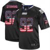 Cheap Michael Strahan Giants USA Flag Fashion Jersey From China #92