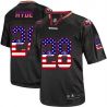 Cheap Carlos Hyde 49ers USA Flag Fashion Jersey From China #28 Black