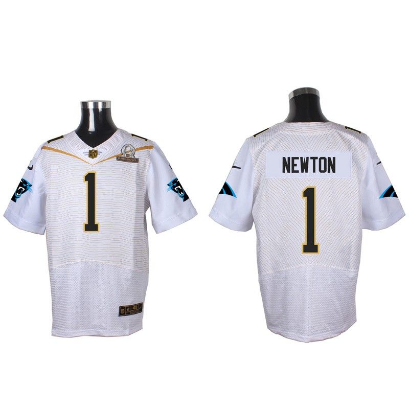 Cheap Cam Newton Panthers 2016 PRO BOWL Jersey From China #1 White Cheap Cam Newton Panthers 2016 PRO BOWL Jersey From China #1 White