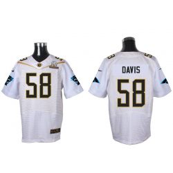 Cheap Thomas Davis panthers 2016 PRO BOWL Jersey From China #58 White