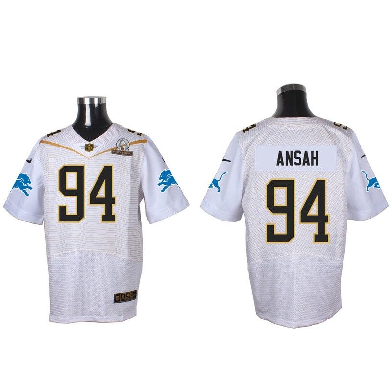 Cheap Ziggy Ansah Lions 2016 PRO BOWL Jersey From China #94 White