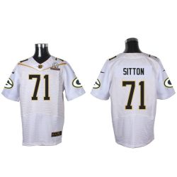 Cheap Josh Sitton Packers 2016 PRO BOWL Jersey From China #71 White