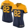 Cheap Richard Rodgers Packers Women Jersey From China #82 Navy Throwback Alternate