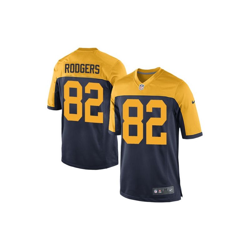 Cheap Richard Rodgers Packers Youth Jersey China #82 Navy Throwback Alternate