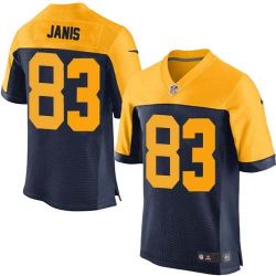 Cheap Jeff Janis Packers Elite Jersey From China #83 Navy Throwback Alternate