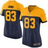 Cheap Jeff Janis Packers Women Jersey From China #83 Navy Throwback Alternate