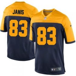 Cheap Jeff Janis Packers Youth Jersey From China #83 Navy Throwback Alternate