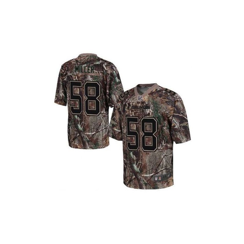 Cheap Von Miller Broncos Jersey From China #58 Camo Realtree Camo