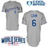 Cheap Lorenzo Cain Royals Grey Jersey From China #6 In Men Women Youth Size