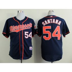 Cheap Ervin Santana Twins Blue Jersey From China #54 In Men Women Youth Size