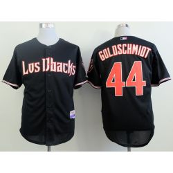 Cheap Paul Goldschmidt Diamondbacks Black 2015 new Jersey From China #44 In Men Women Youth Size