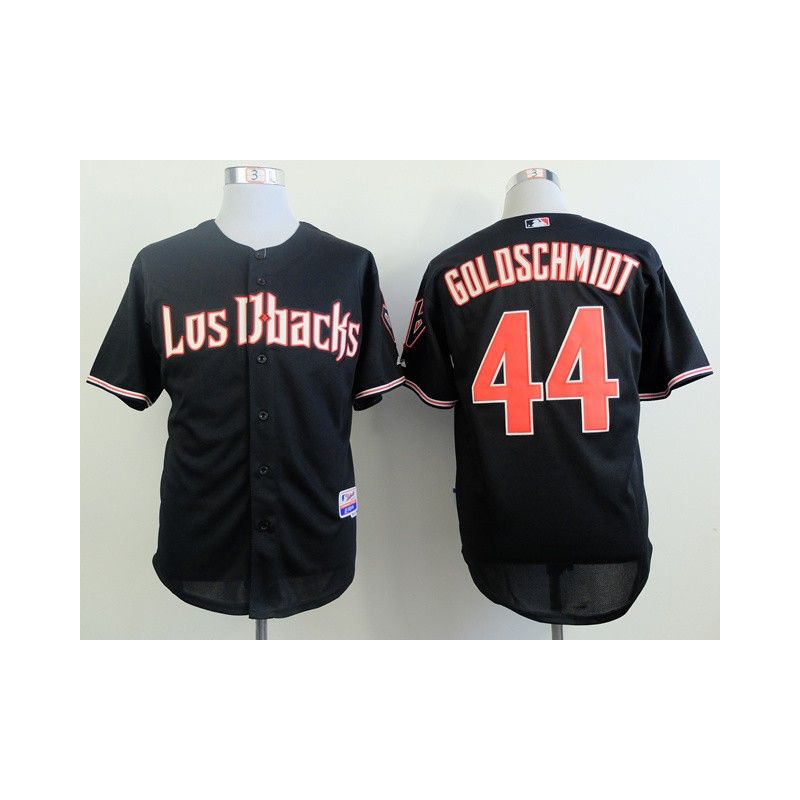 Cheap Paul Goldschmidt Diamondbacks Black 2015 new Jersey From China #44 In Men Women Youth Size