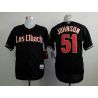 Cheap Randy Johnson Diamondbacks Black Jersey From China #51 In Men Women Youth Size