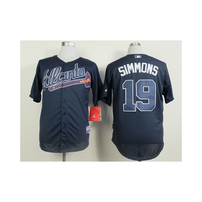Cheap Andrelton Simmons Braves Blue Jersey From China #19 In Men Women Youth Size Cheap Andrelton Simmons Braves Blue Jersey From China #19 In Men Women Youth Size
