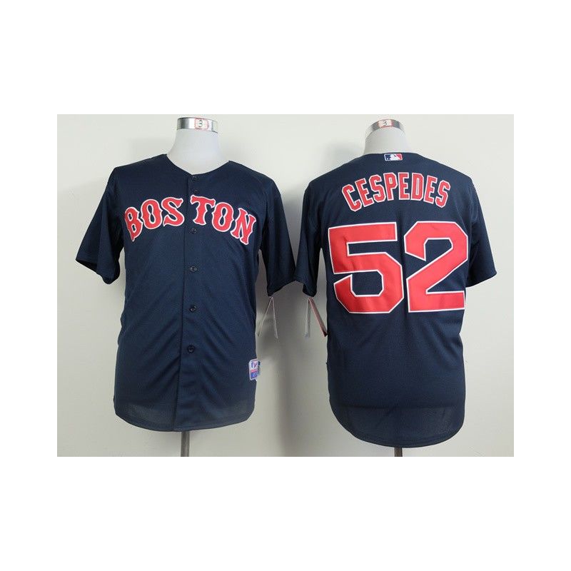 Cheap Yoenis Cespedes Red Sox Dark Blue Jersey From China #52 In Men Women Youth Size